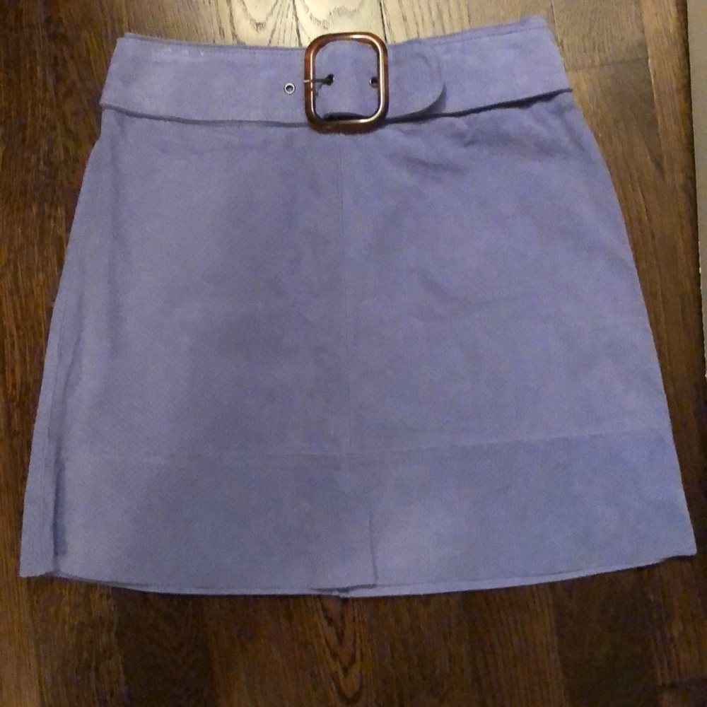 New, snakeskin print, suede, Anthropologie skirt